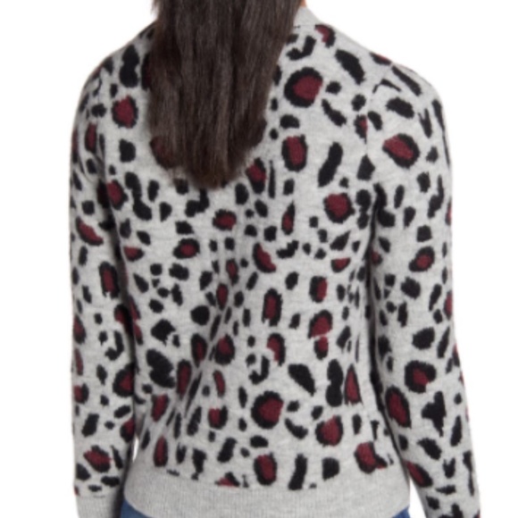 NEW Halogen Leopard Spot Crewneck Pullover Sweater - Picture 12 of 12